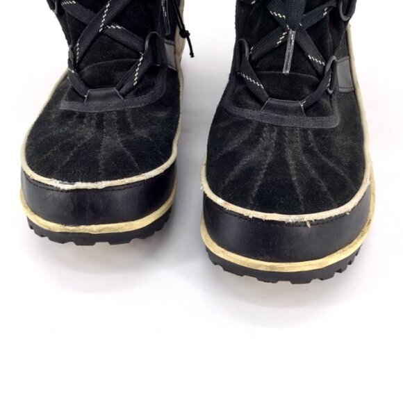 Sorel Women Boots Tivoli II Waterproof Suede Leather NL 2089 010 Black Size 7.5 - Picture 2 of 10